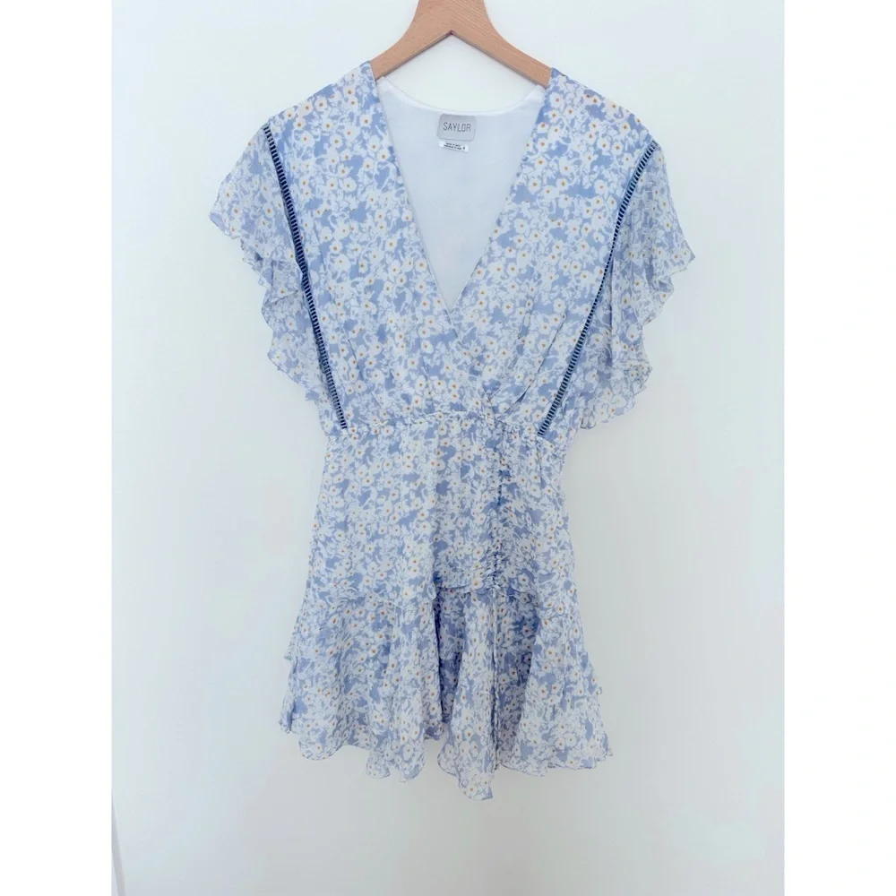 SAYLOR Marina Floral Mini Dress - Picture 3 of 12